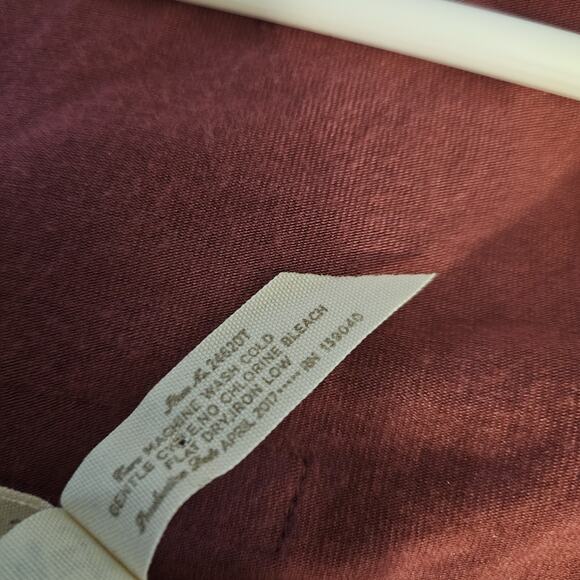 Matilda Jane - Top Thermal Peplum Soft Shirt - Burgundy - Size Medium - Picture 5 of 5